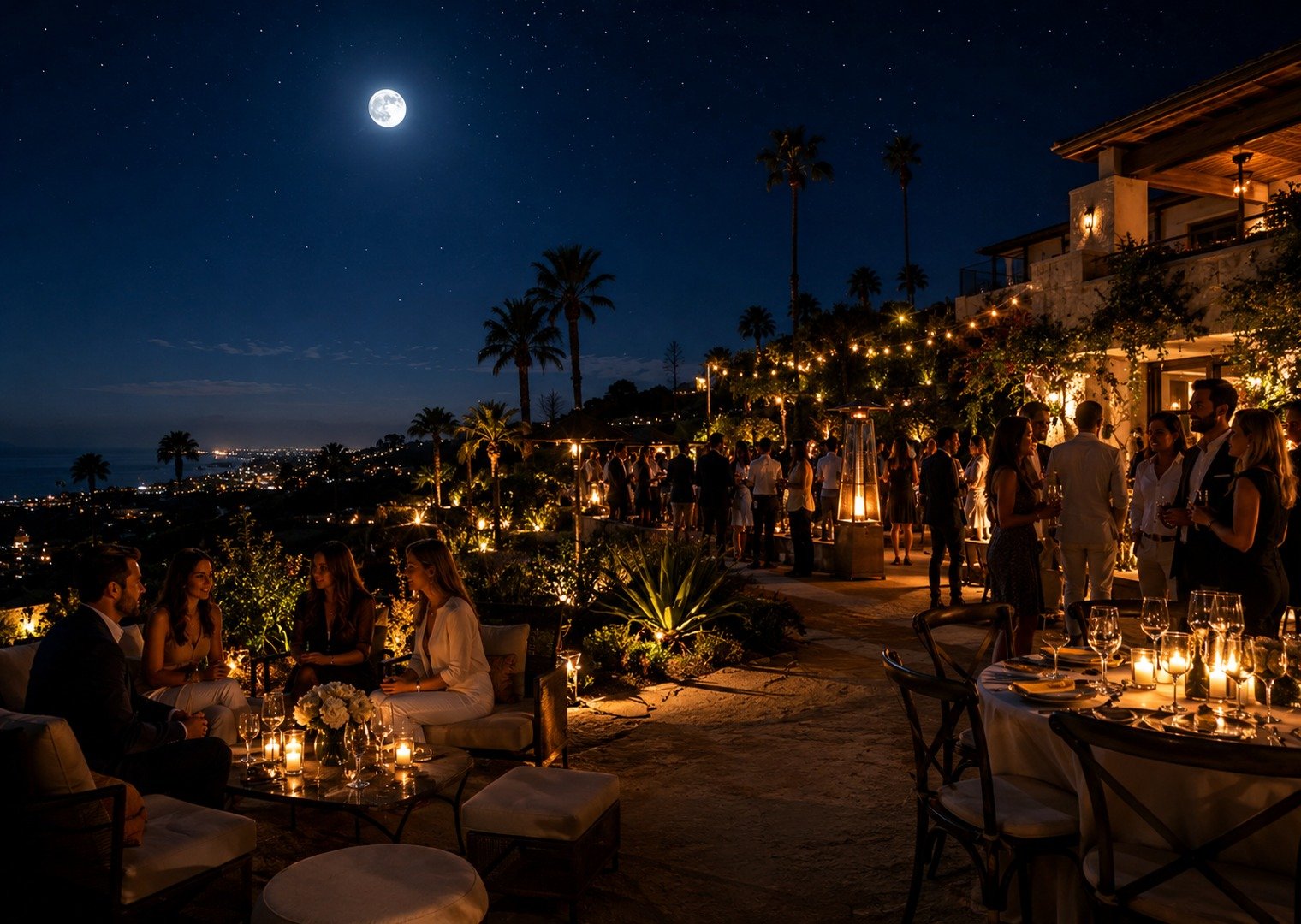 California Moonlight Outdoor Night